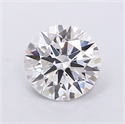 Del inventario de diamantes de laboratorio, 2.08 quilates, Redondo , Color E, claridad VVS2 y certificado IGI