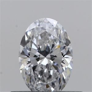 Picture of Natural Diamond 0.40 Carats, Oval with  Cut, D Color, VS2 Clarity and Certified by GIA