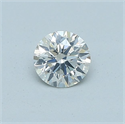 Diamante Natural 0.46 quilates, Redondo , Color H, claridad SI2 y certificado GIA