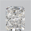 Natural Diamond 1.00 Carats, Radiant with  Cut, E Color, SI2 Clarity and Certified by GIA