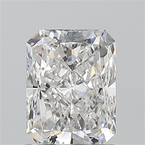 Picture of Natural Diamond 1.00 Carats, Radiant with  Cut, E Color, SI2 Clarity and Certified by GIA