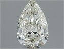 Natural Diamond 0.71 Carats, Pear with  Cut, J Color, SI1 Clarity and Certified by IGI