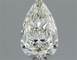 Picture of Natural Diamond 0.71 Carats, Pear with  Cut, J Color, SI1 Clarity and Certified by IGI