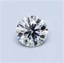 Diamante Natural 0.58 quilates, Redondo , Color J, claridad SI2 y certificado GIA