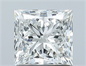 Natural Diamond 1.03 Carats, Princess with  Cut, H Color, VS2 Clarity and Certified by GIA