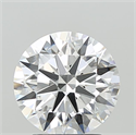 Lab Grown Diamond 2.51 Carats, Round with Ideal Cut, E Color, VVS2 Clarity and Certified by IGI