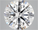Lab Grown Diamond 7.04 Carats, Round with Ideal Cut, G Color, VS2 Clarity and Certified by IGI