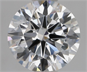 Lab Grown Diamond 1.51 Carats, Round with Ideal Cut, D Color, VVS2 Clarity and Certified by IGI
