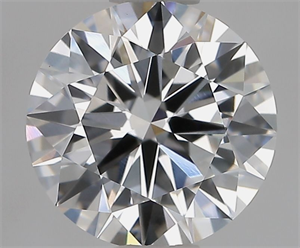 Picture of Lab Grown Diamond 1.51 Carats, Round with Ideal Cut, D Color, VVS2 Clarity and Certified by IGI