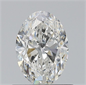 Natural Diamond 0.70 Carats, Oval with  Cut, G Color, VS1 Clarity and Certified by GIA