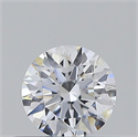 Natural Diamond 0.43 Carats, Round with Excellent Cut, D Color, VS1 Clarity and Certified by GIA