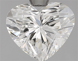 Foto Diamante Natural 1.51 quilates, Corazón , Color G, claridad IF y certificado HRD de