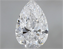 Natural Diamond 0.52 Carats, Pear with  Cut, D Color, VS1 Clarity and Certified by GIA