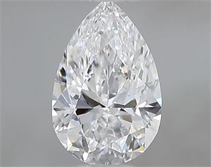 Picture of Natural Diamond 0.52 Carats, Pear with  Cut, D Color, VS1 Clarity and Certified by GIA