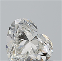 Natural Diamond 0.51 Carats, Heart with  Cut, H Color, VS1 Clarity and Certified by GIA