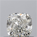 Natural Diamond 0.54 Carats, Cushion with  Cut, H Color, VVS2 Clarity and Certified by GIA