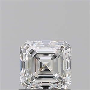 Foto Diamante Natural 1.01 quilates, Asscher , Color G, claridad VVS2 y certificado GIA de