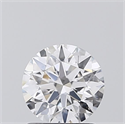 Lab Grown Diamond 1.08 Carats, Round with Ideal Cut, D Color, VVS2 Clarity and Certified by IGI
