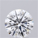 Lab Grown Diamond 2.05 Carats, Round with Excellent Cut, E Color, VVS2 Clarity and Certified by GIA