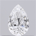 Diamante Natural 0.24 quilates, De pera , Color D, claridad VVS2 y certificado GIA