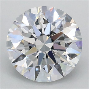 Picture of Lab Grown Diamond 1.05 Carats, Round with Ideal Cut, D Color, VVS2 Clarity and Certified by IGI
