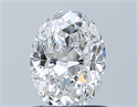 Natural Diamond 0.90 Carats, Oval with  Cut, E Color, VS1 Clarity and Certified by GIA