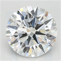 Lab Grown Diamond 3.12 Carats, Round with Excellent Cut, D Color, VVS1 Clarity and Certified by GIA