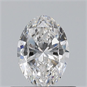 Diamante Natural 0.52 quilates, Ovalado , Color E, claridad VVS2 y certificado GIA