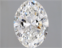 Natural Diamond 2.01 Carats, Oval with  Cut, E Color, VS2 Clarity and Certified by GIA