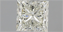 Natural Diamond 0.80 Carats, Princess with  Cut, J Color, VVS2 Clarity and Certified by IGI