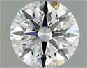 Diamante Natural 0.42 quilates, Redondo , Color E, claridad VVS1 y certificado GIA