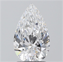 Diamante Natural 1.70 quilates, De pera , Color D, claridad VS1 y certificado GIA