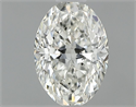 Diamante Natural 0.60 quilates, Ovalado , Color I, claridad SI1 y certificado GIA