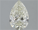 Natural Diamond 1.50 Carats, Pear with  Cut, K Color, SI2 Clarity and Certified by IGI