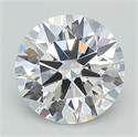 Lab Grown Diamond 1.73 Carats, Round with Excellent Cut, D Color, VS1 Clarity and Certified by GIA