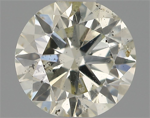 Picture of Natural Diamond 0.71 Carats, Round with Excellent Cut, J Color, SI2 Clarity and Certified by IGI