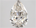 Natural Diamond 2.01 Carats, Pear with  Cut, I Color, VVS1 Clarity and Certified by GIA