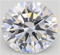 Del inventario de diamantes de laboratorio, 1.55 quilates, Redondo , Color E, claridad VS1 y certificado GIA