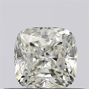 Foto Diamante Natural 0.50 quilates, Del cojín , Color H, claridad IF y certificado GIA de