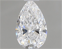 Diamante Natural 0.50 quilates, De pera , Color E, claridad VVS2 y certificado GIA