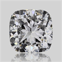 Natural Diamond 0.52 Carats, Cushion with  Cut, D Color, VS2 Clarity and Certified by GIA