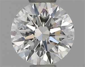 Picture of Natural Diamond 0.41 Carats, Round with Excellent Cut, G Color, VS2 Clarity and Certified by GIA