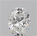 Natural Diamond 0.56 Carats, Oval with  Cut, G Color, VVS1 Clarity and Certified by GIA