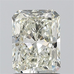 Picture of Natural Diamond 1.20 Carats, Radiant with  Cut, K Color, VVS1 Clarity and Certified by GIA