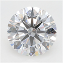 Lab Grown Diamond 3.47 Carats, Round with Excellent Cut, E Color, VVS1 Clarity and Certified by GIA
