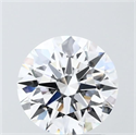 Del inventario de diamantes de laboratorio, 1.54 quilates, Redondo , Color D, claridad VVS2 y certificado IGI