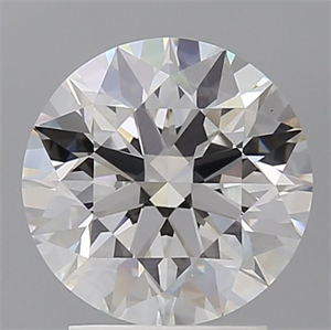 Picture of Lab Grown Diamond 2.50 Carats, Round with Excellent Cut, D Color, VVS2 Clarity and Certified by IGI