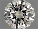 Natural Diamond 0.73 Carats, Round with Excellent Cut, I Color, VS1 Clarity and Certified by GIA