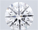 Del inventario de diamantes de laboratorio, 3.56 quilates, Redondo , Color D, claridad VVS2 y certificado GIA