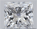 Natural Diamond 0.46 Carats, Princess with  Cut, D Color, VS2 Clarity and Certified by GIA